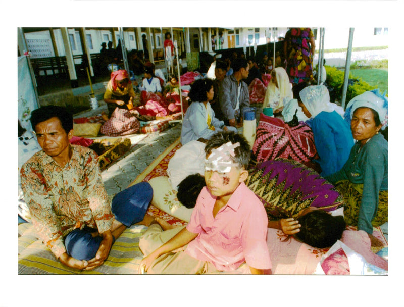 indonesia earthquake - Vintage Photograph