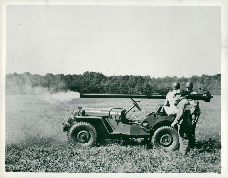 Anti-tank gun - Vintage Photograph