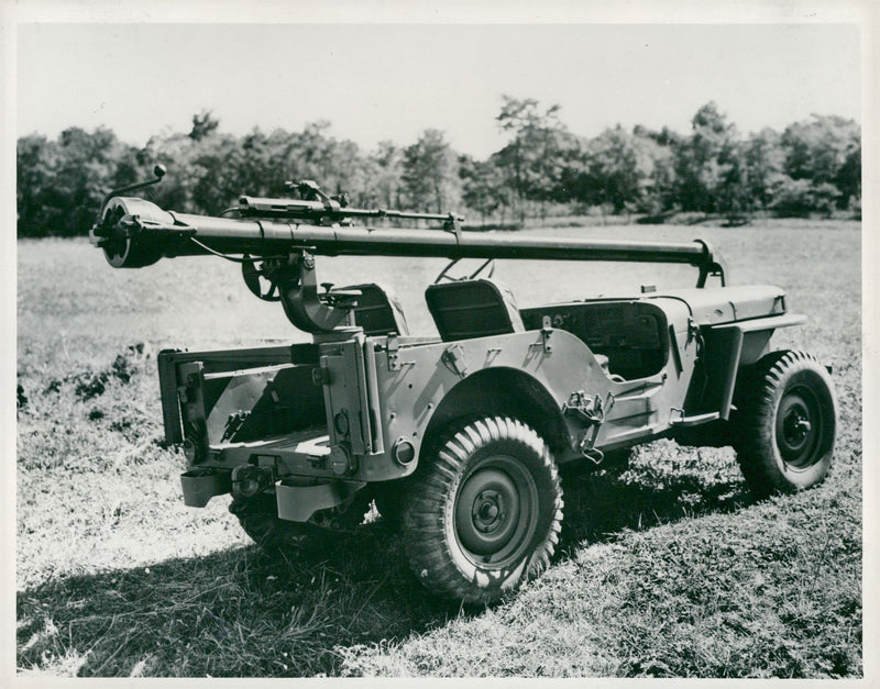 Anti-tank gun - Vintage Photograph