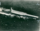 The giant American aircraft carrier Enterprise. - Vintage Photograph