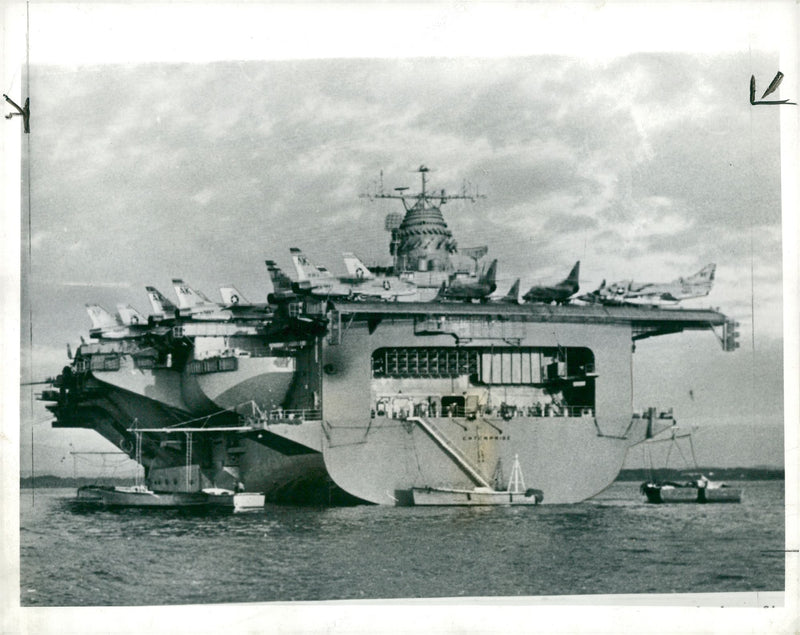 Atomic carrier at Cuba base. - Vintage Photograph