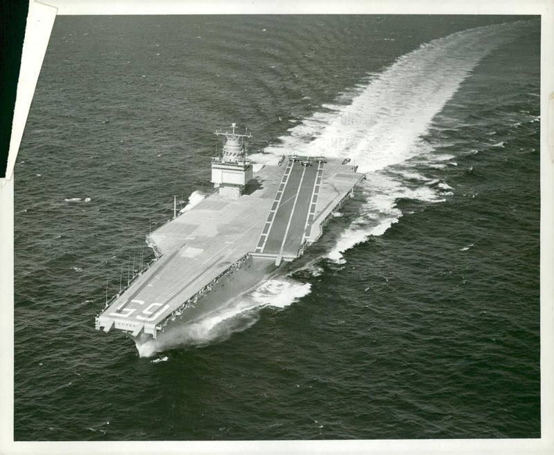 USS Enterprise - Vintage Photograph