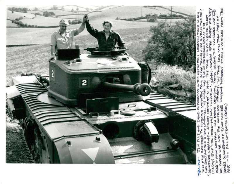 jim ellis and david - Vintage Photograph