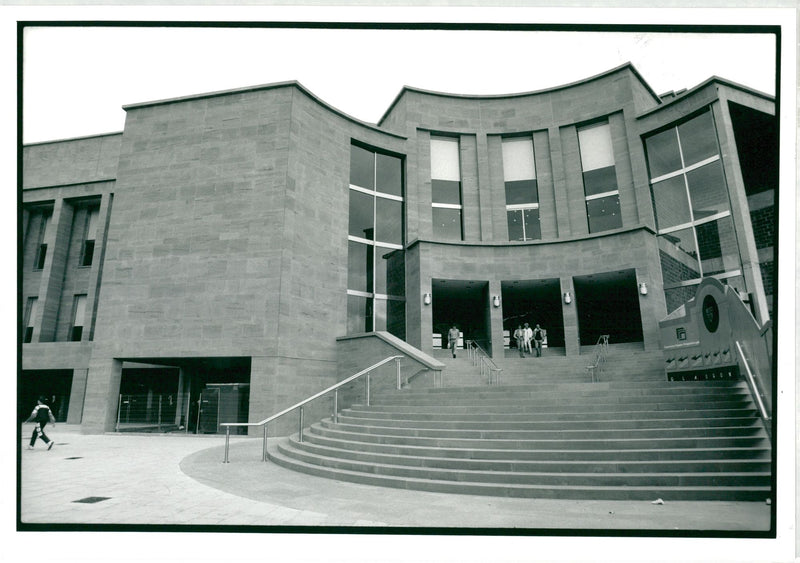 Glasgow: Royal Concert Hall: Southern Entrance. - Vintage Photograph