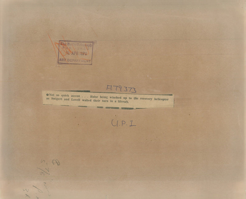 Apollo 13. - Vintage Photograph