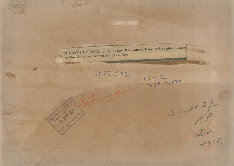 Apollo 13. - Vintage Photograph