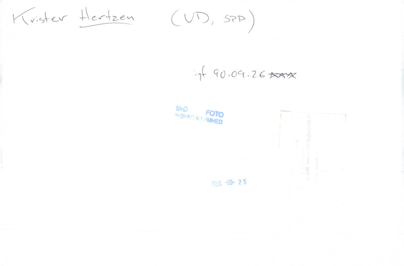 1990 CUD VAMHED HERTZEN PHOTO SPP INF - Vintage Photograph