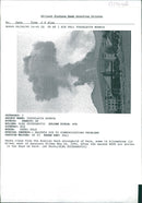 smoke rises from bosnian serb - Vintage Photograph