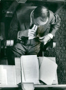 1966 NEARING LIFE GIVE CLEAR CLICHERAD POLITICAL REGISTER TANK BAG - Vintage Photograph