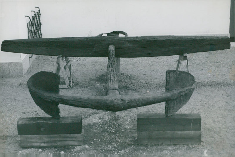 18th century frigate tanks at the Maritime Museum - Vintage Photograph