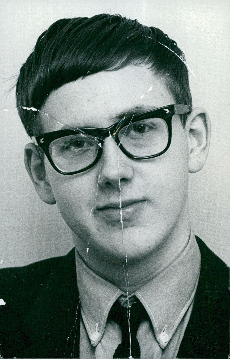 A young Staffan Hildebrand. Author of "Democratizing the School" - Vintage Photograph