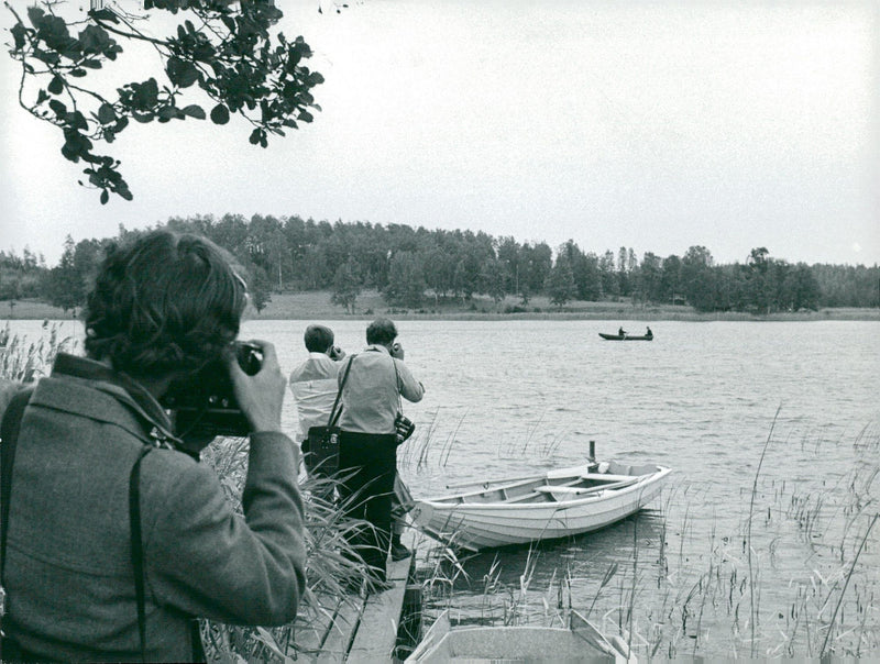 1970 SWEDEN MARRIAGE CENTER WIND DRAADETS CONTINUE PRESIDENT - Vintage Photograph