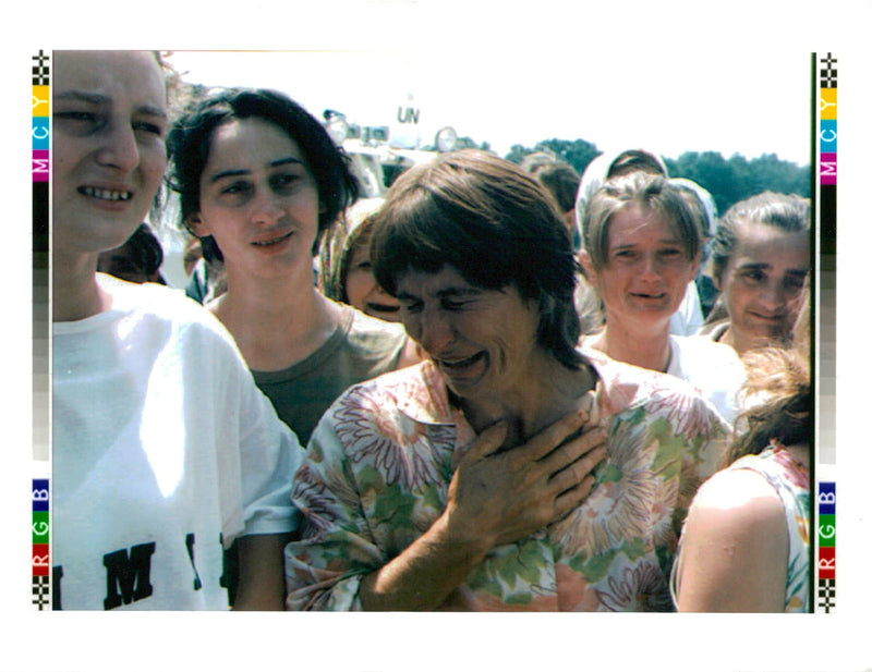 1995 THE BOSNIAN SERBS JULY REFUSED ALLO CRAIG JOHNSTON WRITER VISIT COUNTRY - Vintage Photograph