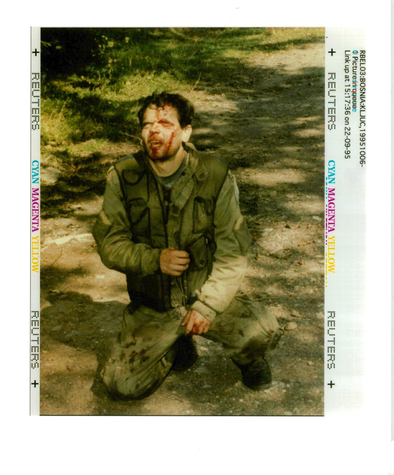 1995 LEAF PICTURE DESK PROOFING PRINTER RANKO CUKOVIC WRITER COUNTRY - Vintage Photograph