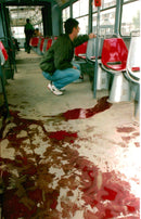 1994 PEOPLE WERE WOUNDED THREE RIKARD LARMA TITLE WRITER DRIVER COUNTRY - Vintage Photograph