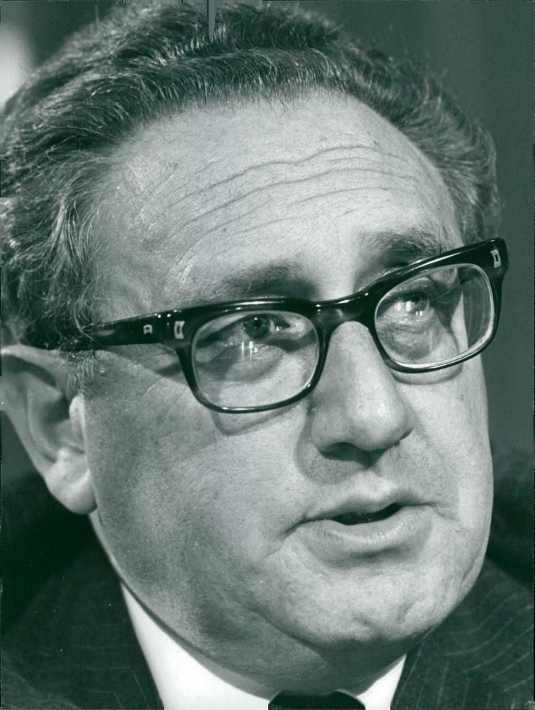 Henry Kissinger, Nobel Prize winner and Politician - Vintage Photograph