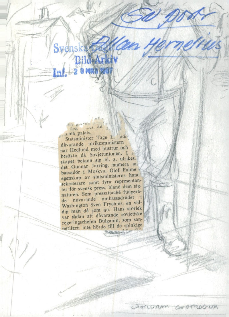 HEMELI VISITED FUNCTION SOVIET SYNDIC LAB REPRESENTATIVES UNION NATURE PRESS - Vintage Photograph