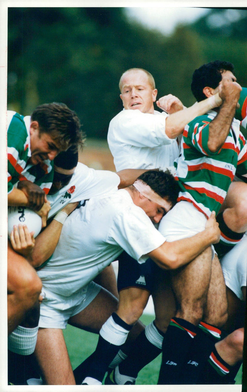 1992 HILL THE ENGLAND SCRUM HALF THICK RICHARD OPEN PUBLISHED - Vintage Photograph