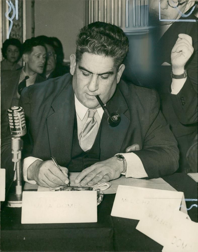 Albert Gromes,Trinidad Labour Minister. - Vintage Photograph