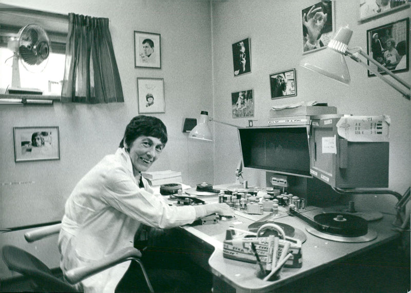 The movie writer Wic Kjellin - Vintage Photograph