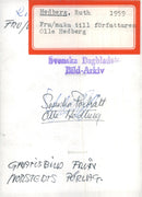 The writer, Olle Hedberg's wife, Ruth Hedberg - Vintage Photograph