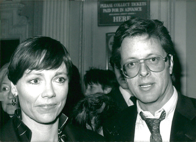 Ian Ogilvy and his wife Diane. - Vintage Photograph