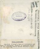 alsatian dog with o brien - Vintage Photograph