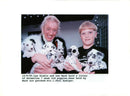 Dalmatian dog with lyn and mark - Vintage Photograph