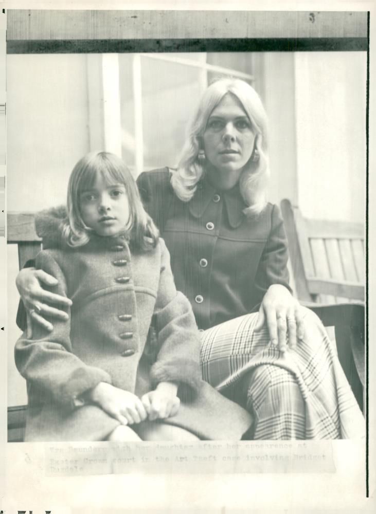 Rose Dugdale and her daughter - Vintage Photograph