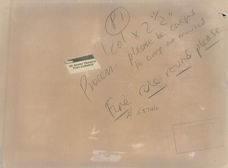 Jeremy Thorpe Politician: - Vintage Photograph