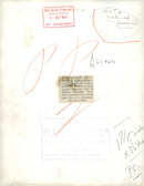 Obedient contrasts, Juno and Chica, a Great Dane and a miniature black-and-tan, waiting outside Seymour Hall in London, 08.10.1952. - Vintage Photograph