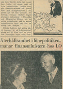 First sheet of the murderer's letter - Vintage Photograph