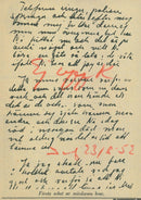 First sheet of the murderer's letter - Vintage Photograph