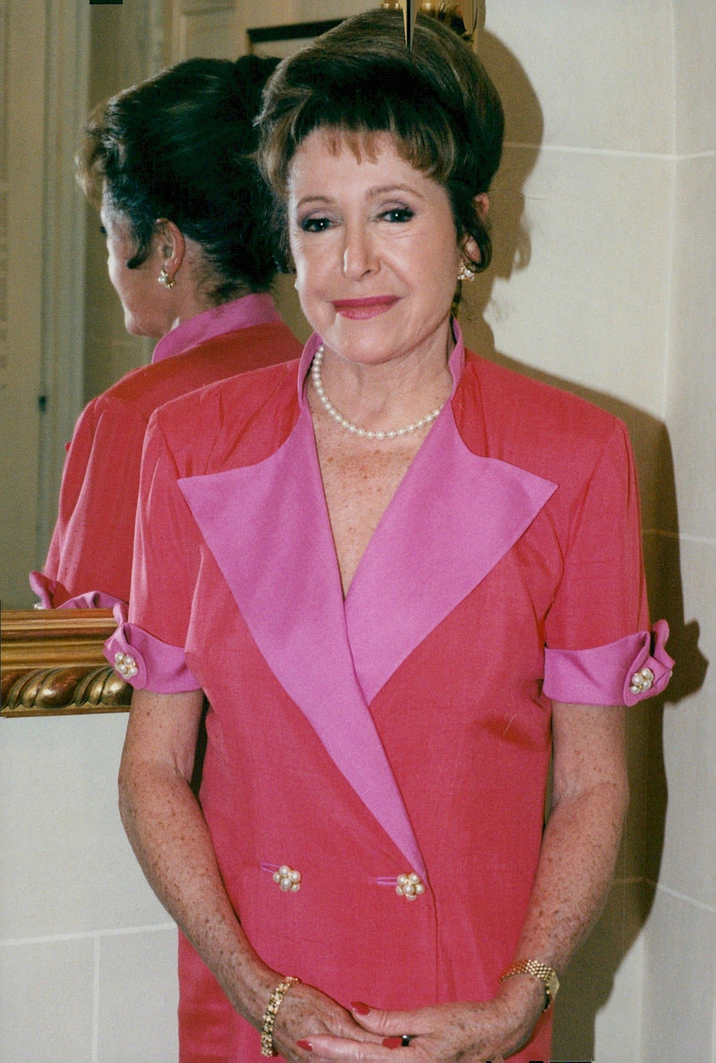 Den amerikanska författaren Mary Higgins Clark, amerikansk mysterieskribent - Vintage Photograph