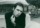 American musician John Hiatt. - Vintage Photograph