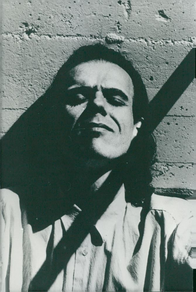 American musician John Hiatt. - Vintage Photograph