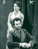 Claire Bloom Film actress  And daniel massey. - Vintage Photograph