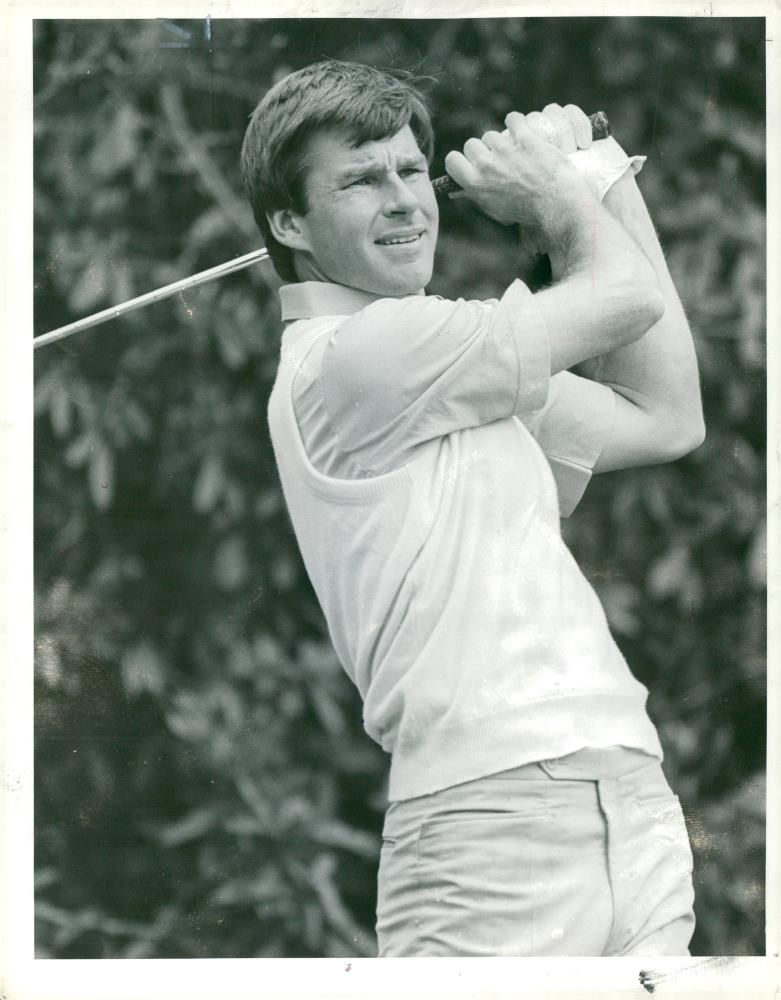 Nick Faldo English professional golfer. - Vintage Photograph