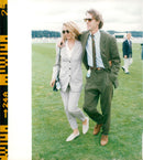 US musician Stewart Copeland with his spouse Fiona - Vintage Photograph