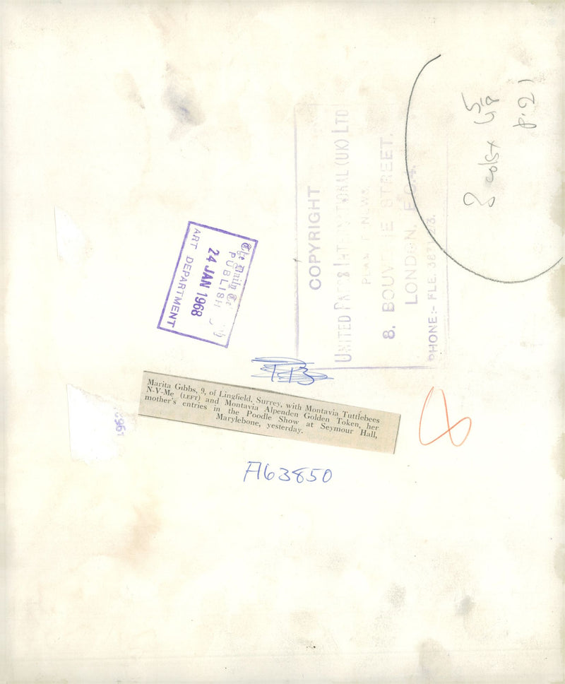 Marita gibbs with montavia tuttlebees and montavia alpenden golden token. - Vintage Photograph