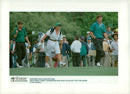 Nick Faldo English professional golfer and funny sunnesson. - Vintage Photograph