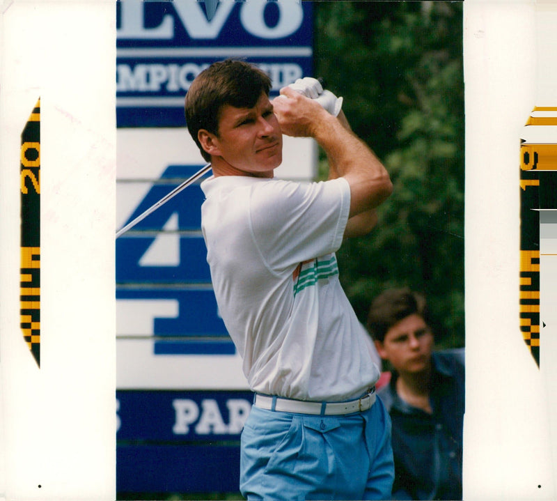 English golfer Nick Faldo - Vintage Photograph