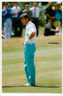 English golfer Nick Faldo - Vintage Photograph