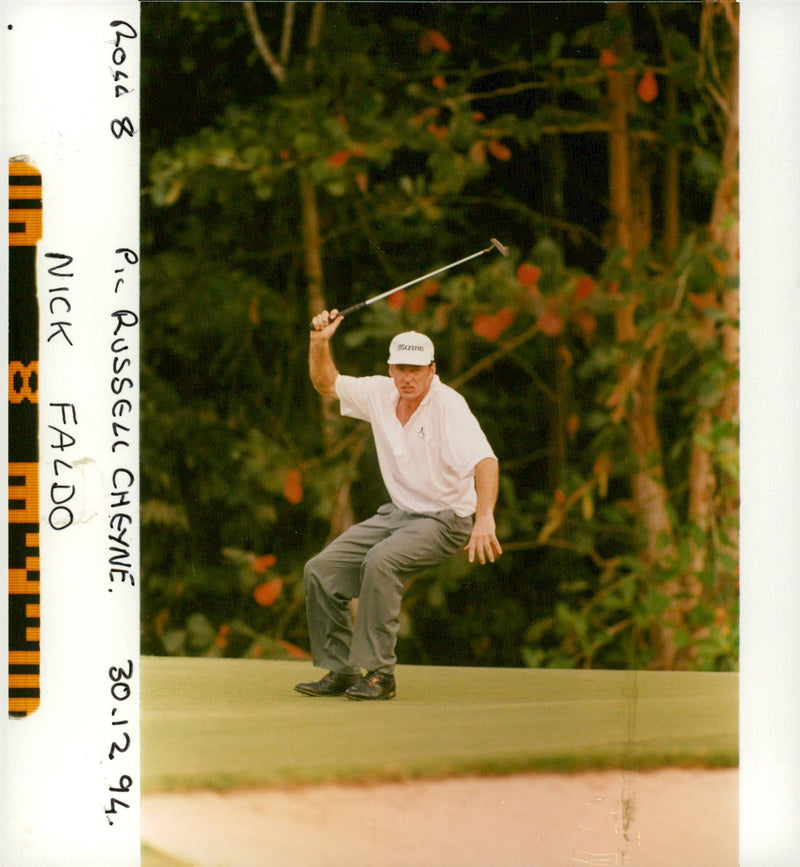 English golfer Nick Faldo - Vintage Photograph