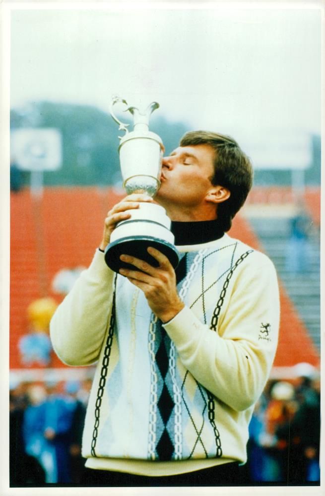 English golfer Nick Faldo - Vintage Photograph