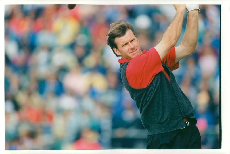 Nick Faldo English professional golfer. - Vintage Photograph