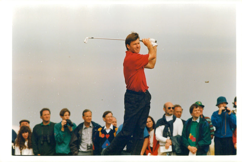 Nick Faldo English professional golfer. - Vintage Photograph