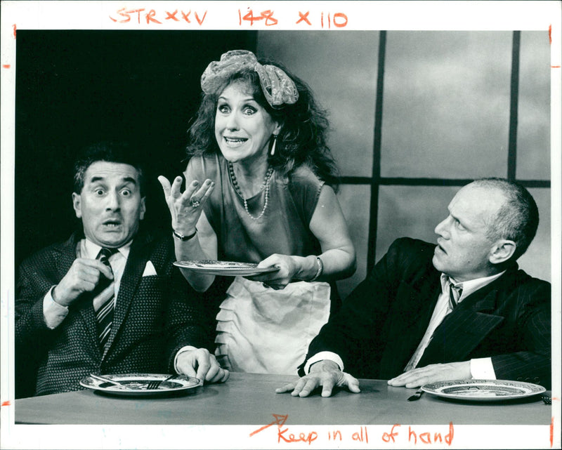 Anita Dobson Film actress: kvetch with henry howman steven berkoff. - Vintage Photograph