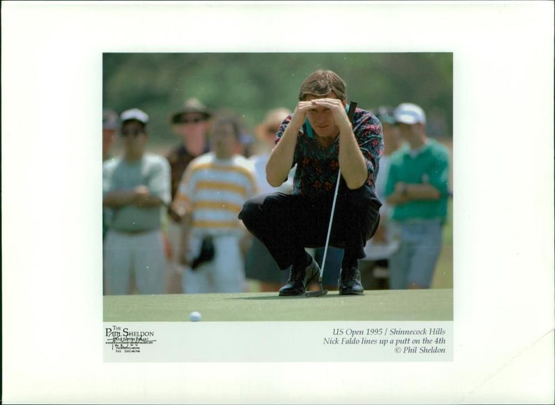 Nick Faldo. - Vintage Photograph