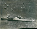 the submarine triton: american latest submarine afloat. - Vintage Photograph
